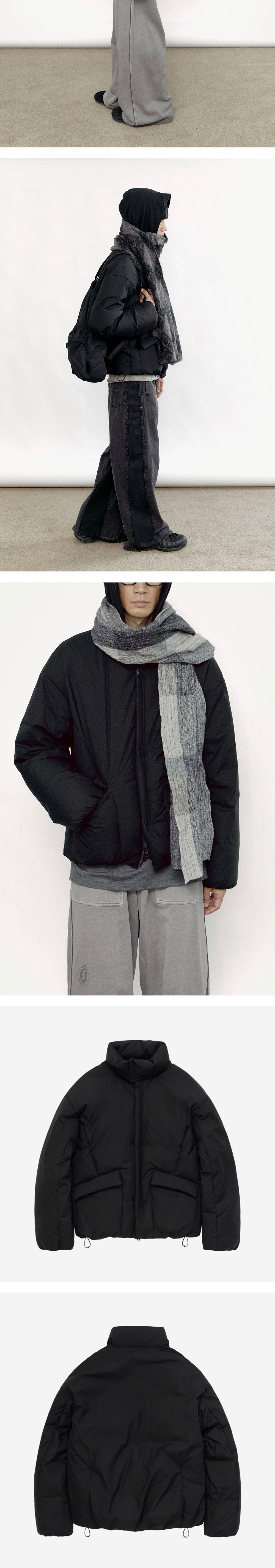 Polyteru - Harrington Down Puffer (Black) product image 4 | TRAB K-Fashion Australia