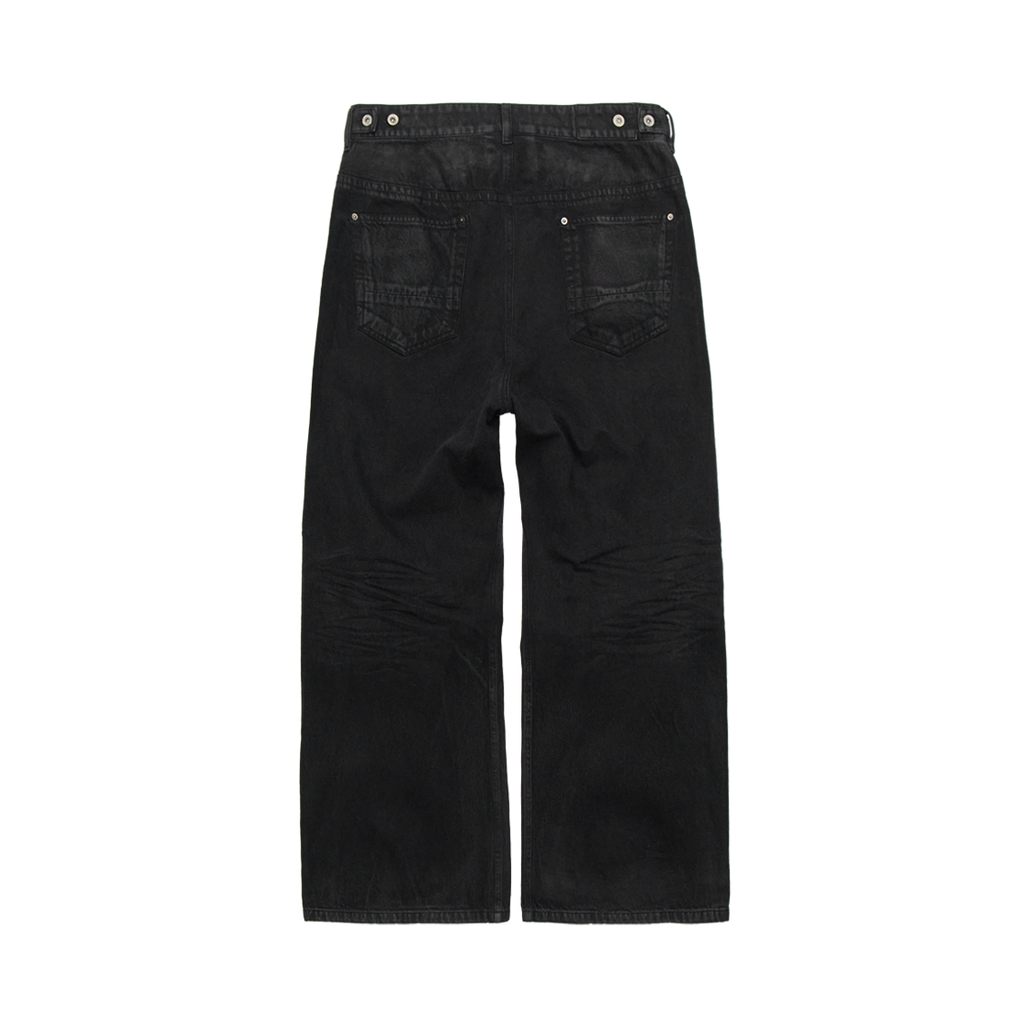 Polyteru - Loosed Coated Jeans Soft (Coated Black) product image 2 | TRAB K-Fashion Australia