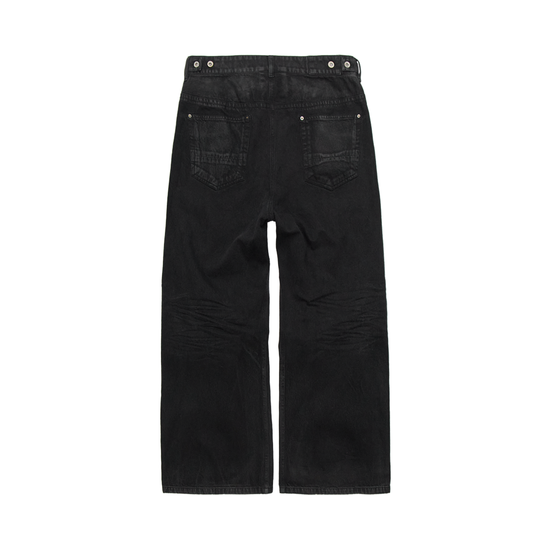 Polyteru - Loosed Coated Jeans Soft (Coated Black) product image 2 | TRAB K-Fashion Australia