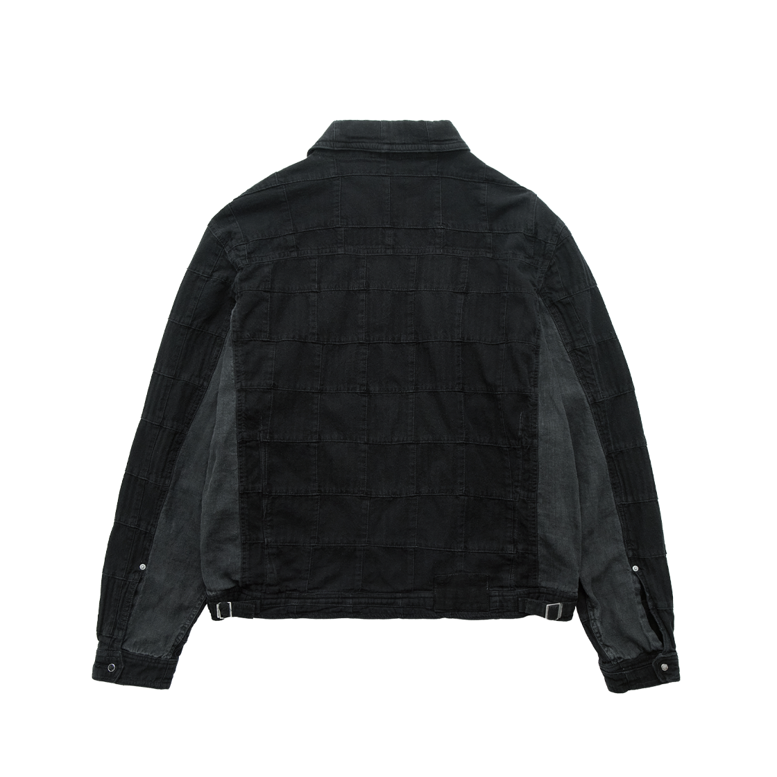 Polyteru - India Patched Trucker Jacket (Black) product image 2 | TRAB K-Fashion Australia