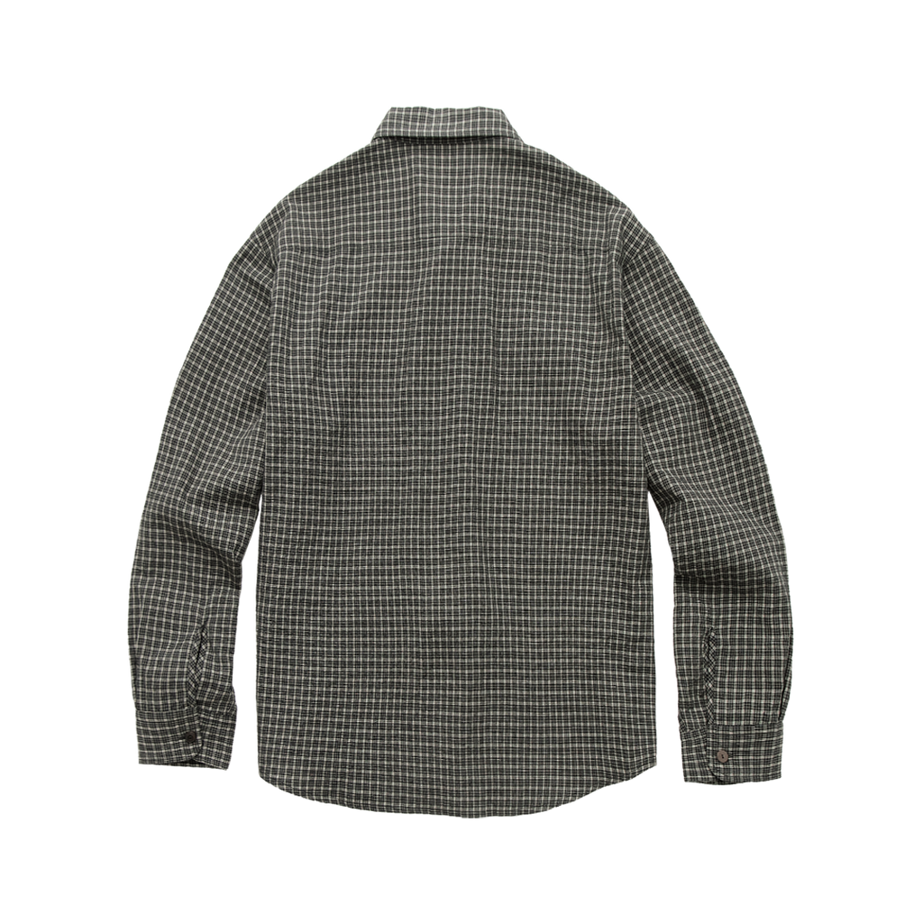 Polyteru - Loosed Check Shirts (Charcoal Beige) product image 2 | TRAB K-Fashion Australia