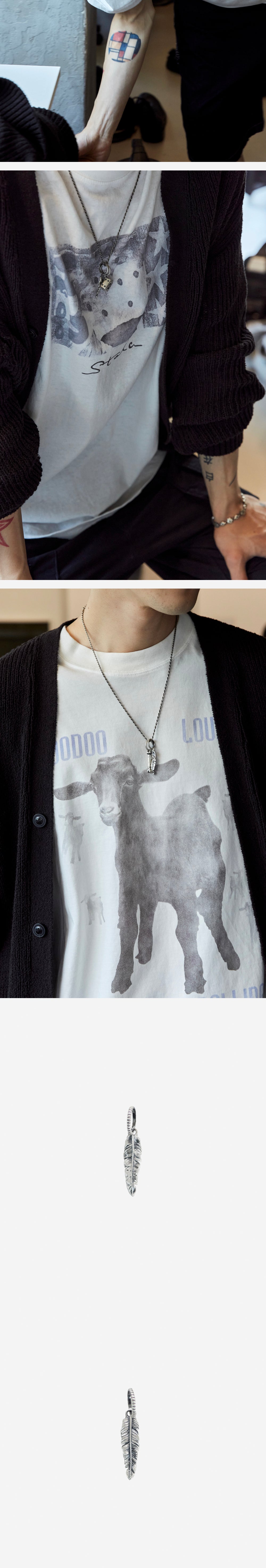 Polyteru - 925 Silver (Pendant Feather) product image 3 | TRAB K-Fashion Australia