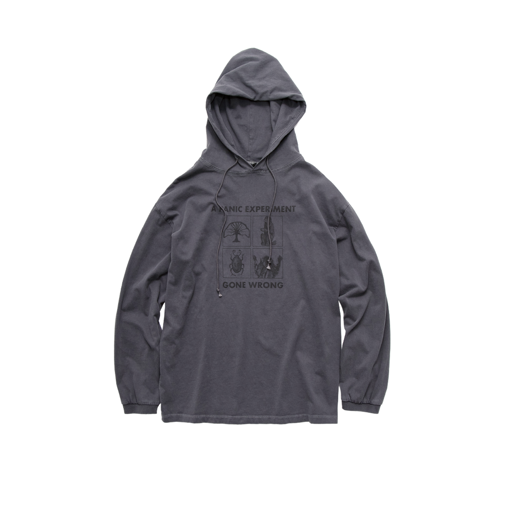 Polyteru - Graphic Hooded Long Sleeves 4 Frame (Purple Gray) product image 1 | TRAB K-Fashion Australia