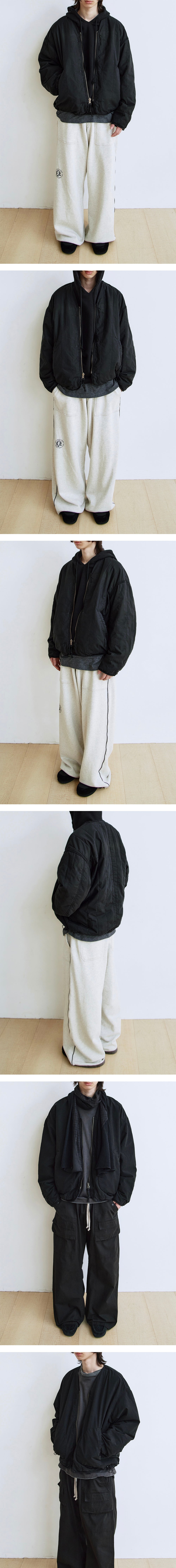 Polyteru - HANK Reversible Liner Jacket (Used Black) product image 5 | TRAB K-Fashion Australia