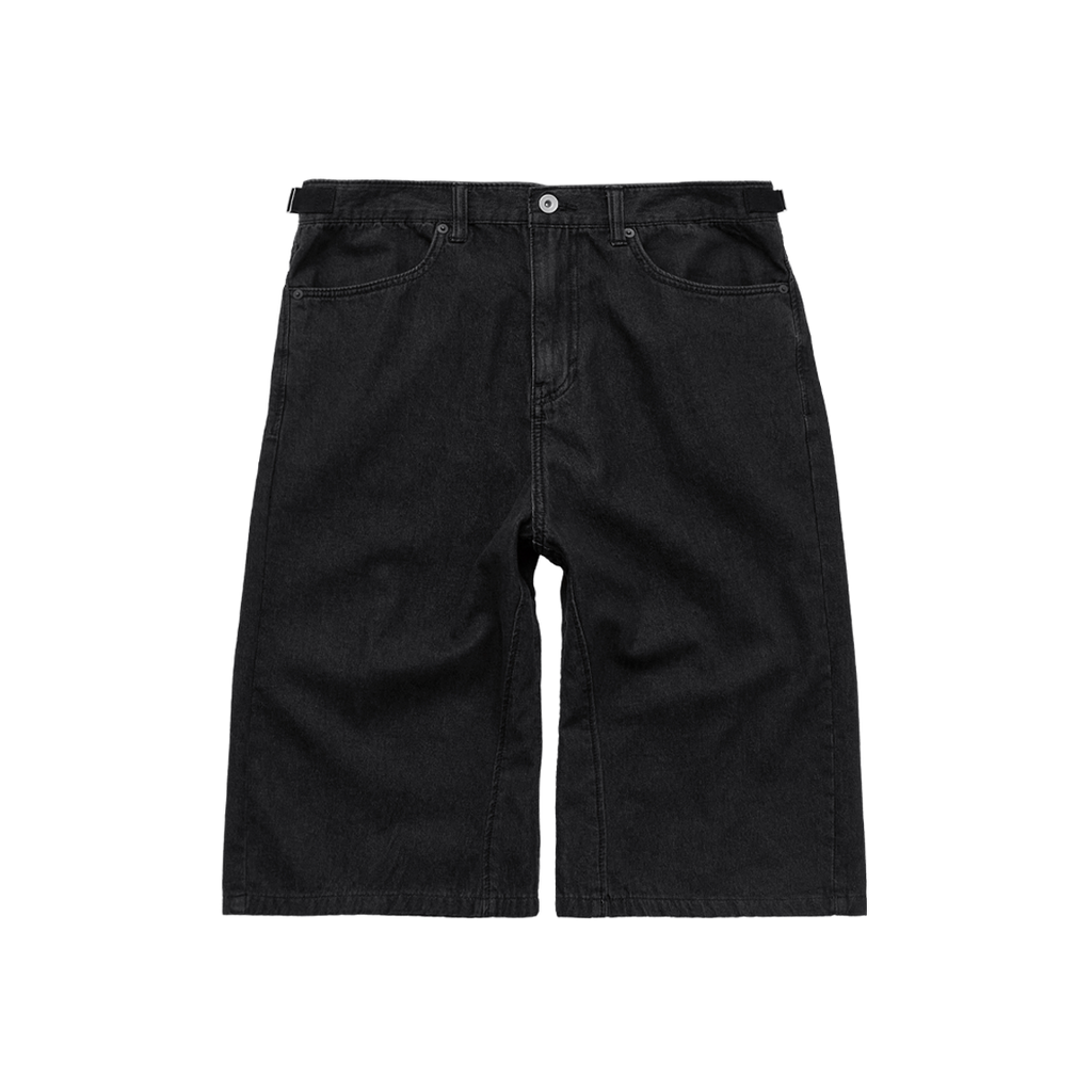 Polyteru - 6Cut Contour Denim Pants (Black) product image 1 | TRAB K-Fashion Australia