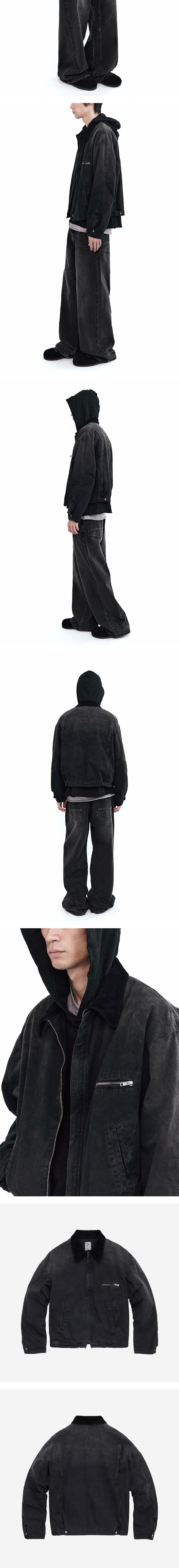 Polyteru - Padded Work Jacket Dark (Purple Ink) product image 4 | TRAB K-Fashion Australia