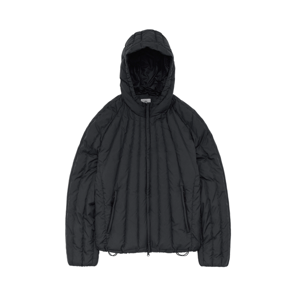 Polyteru - Floating Hooded Down Puffer (Charcoal) product image 1 | TRAB K-Fashion Australia