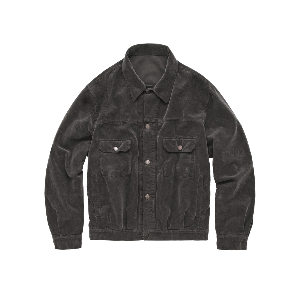 Polyteru - Half Boro Trucker Jacket (Brown) product image 1 | TRAB K-Fashion Australia