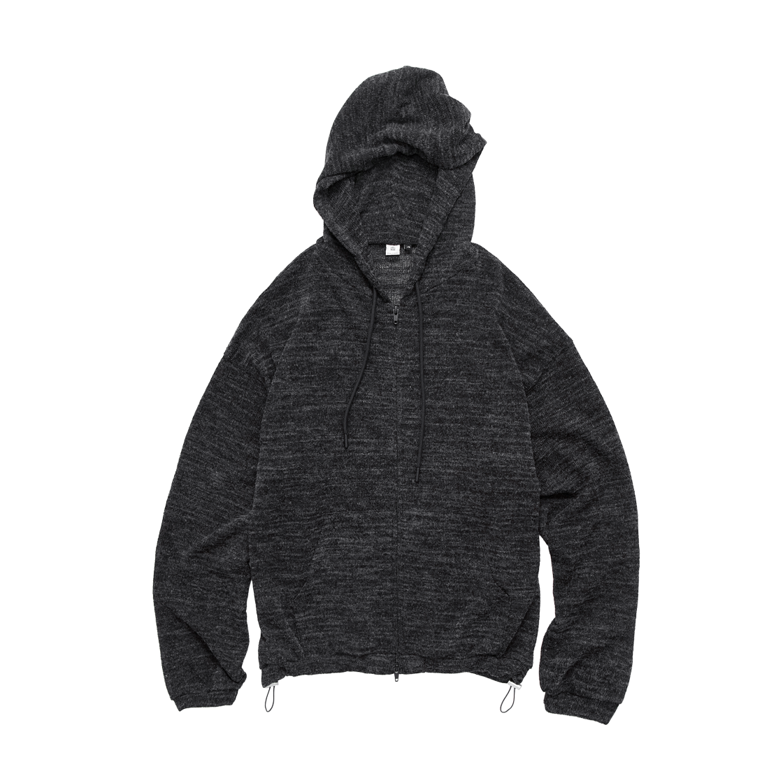 Polyteru - Net Zip Hoodie (Charcoal) product image 1 | TRAB K-Fashion Australia