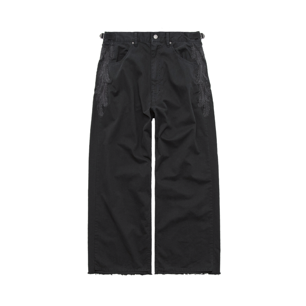 Polyteru - 1011 Feather Gosima Pants (Black) product image 1 | TRAB K-Fashion Australia