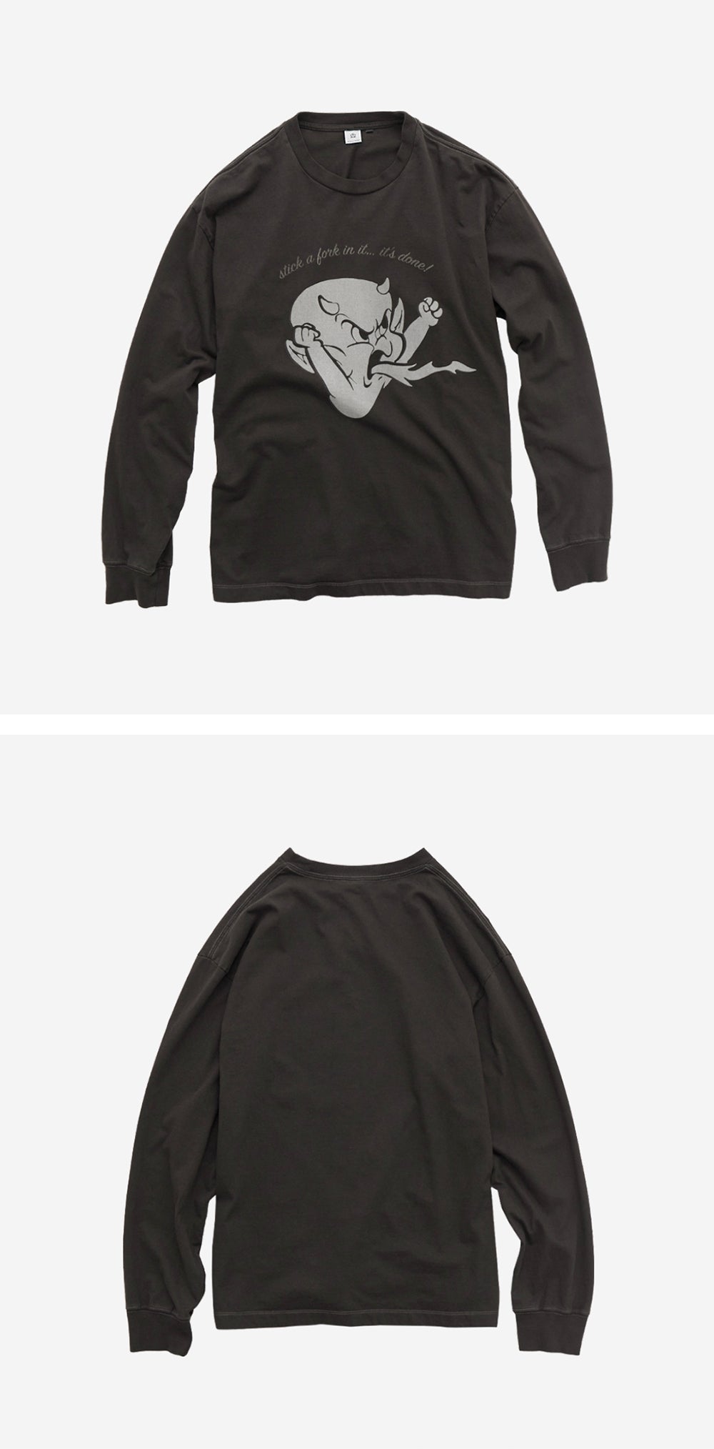 Polyteru - x Hot Stuff Long Sleeves ('Angry' Brown) product image 4 | TRAB K-Fashion Australia
