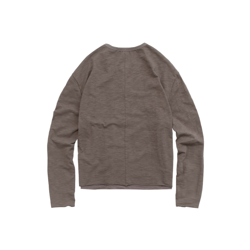 Polyteru - Henley Neck Long Sleeves (Umber) product image 2 | TRAB K-Fashion Australia