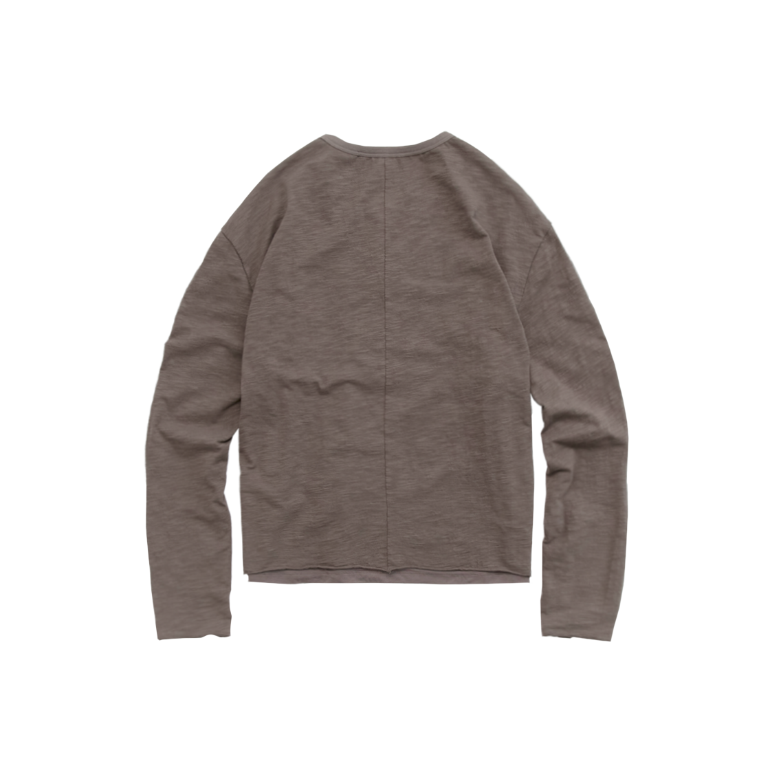 Polyteru - Henley Neck Long Sleeves (Umber) product image 2 | TRAB K-Fashion Australia