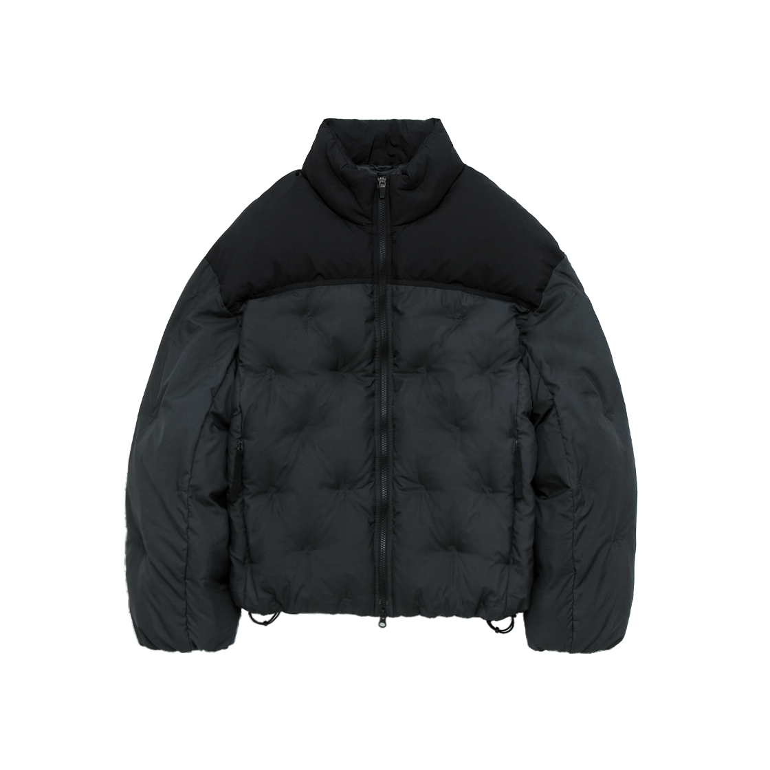 Polyteru - Embo Down Puffer Jacket (Charcoal) product image 1 | TRAB K-Fashion Australia