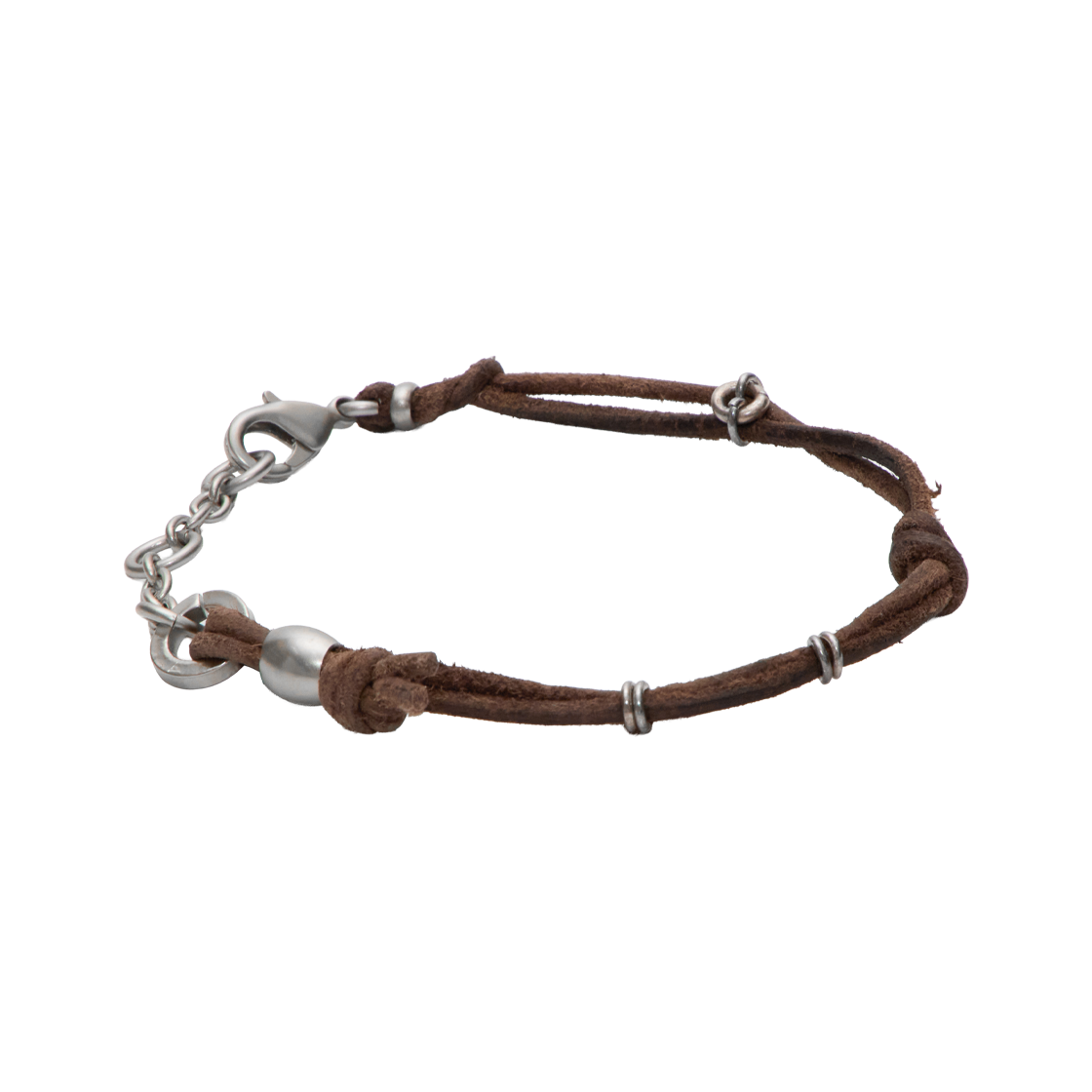 Polyteru - Double Strand Leather Bracelet (Camel) product image 1 | TRAB K-Fashion Australia
