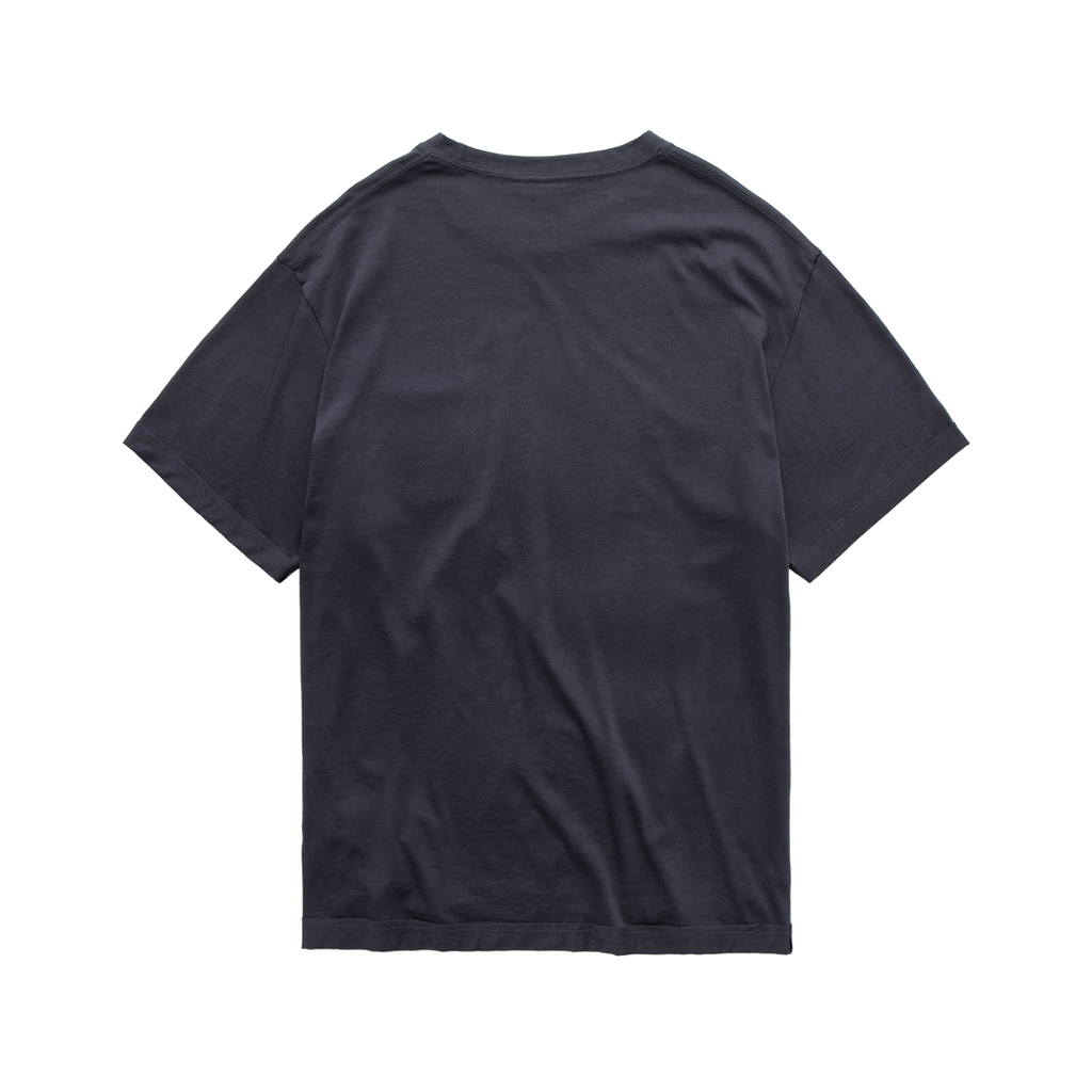 Polyteru - Raw Cut Pocket T-Shirt (Purple Navy) product image 2 | TRAB K-Fashion Australia