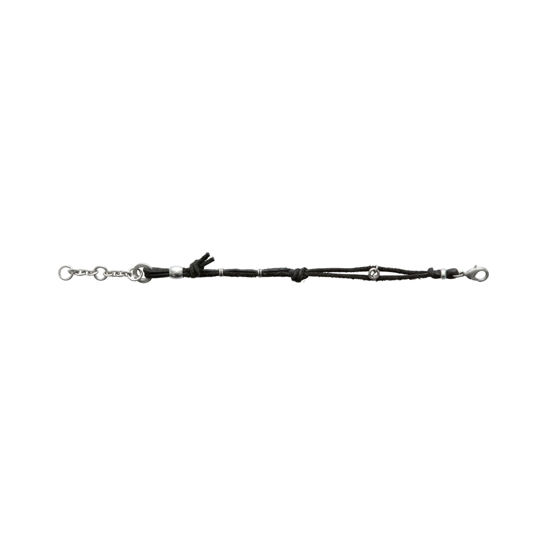 Polyteru - Double Strand Leather Bracelet (Black) product image 2 | TRAB K-Fashion Australia