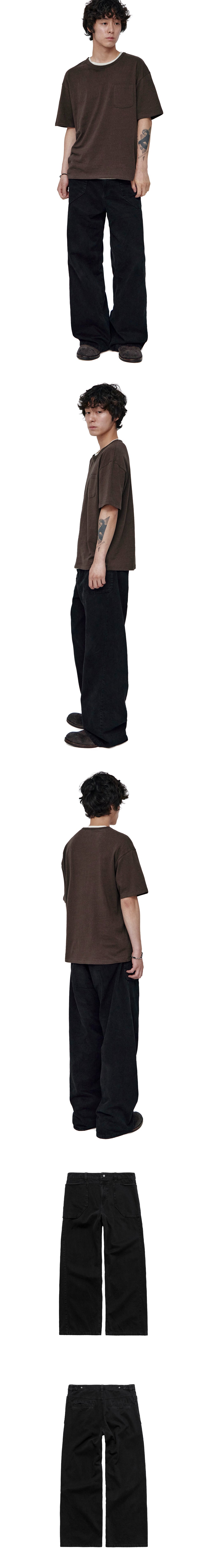 Polyteru - Carter Pants Sulfur (Dyed Black) product image 4 | TRAB K-Fashion Australia