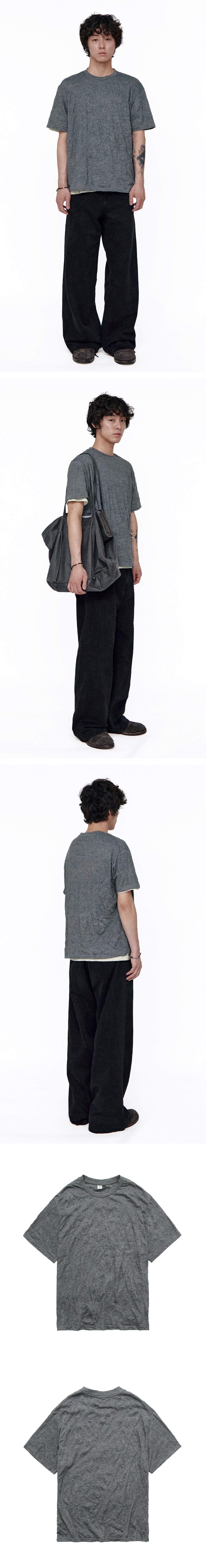 Polyteru - Creased (T-Shirt Charcoal) product image 3 | TRAB K-Fashion Australia