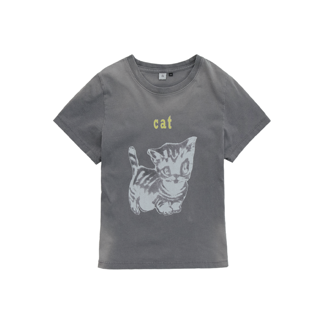 Polyteru - HANK Cat 1/2 Tee (Charcoal) product image 1 | TRAB K-Fashion Australia