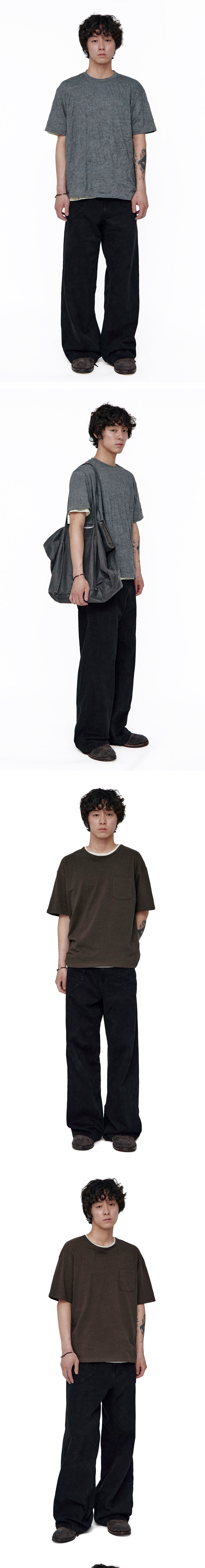 Polyteru - Carter Pants Sulfur (Dyed Black) product image 3 | TRAB K-Fashion Australia