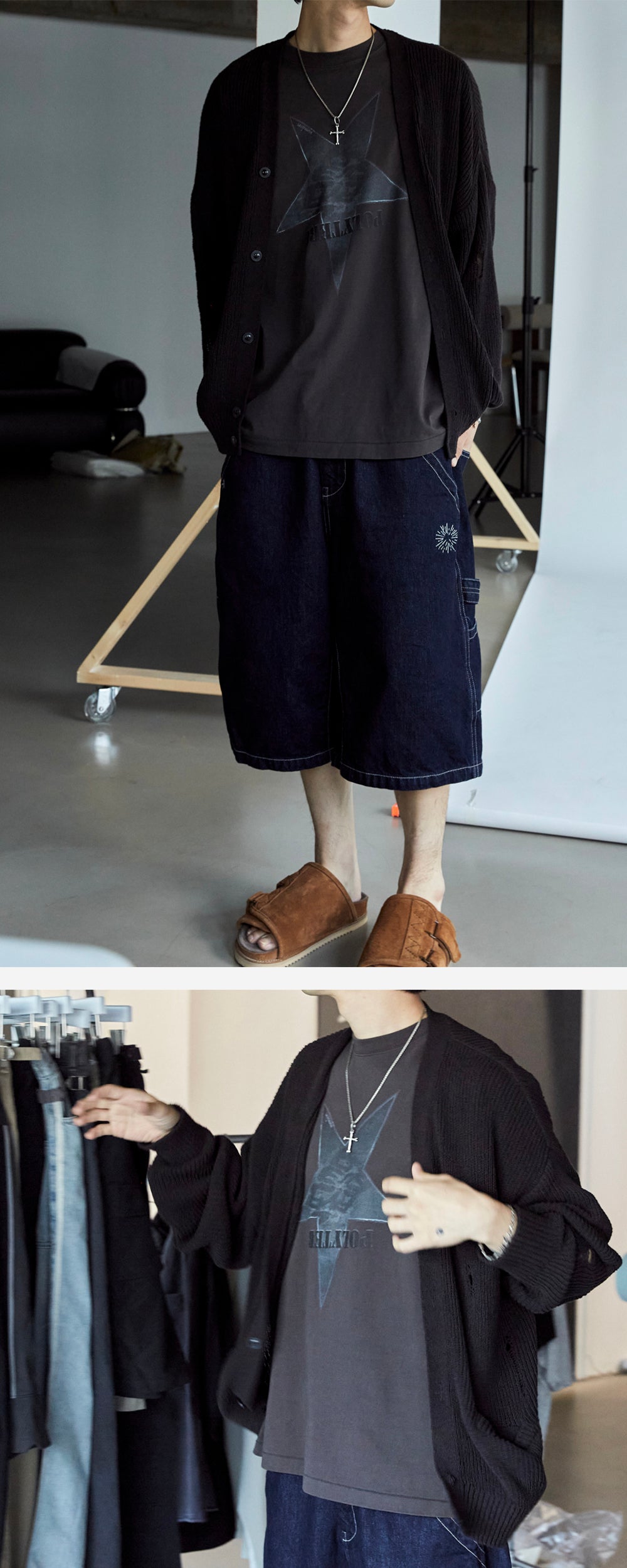 Polyteru - 925 Silver Pendant (Cross Bone) product image 2 | TRAB K-Fashion Australia