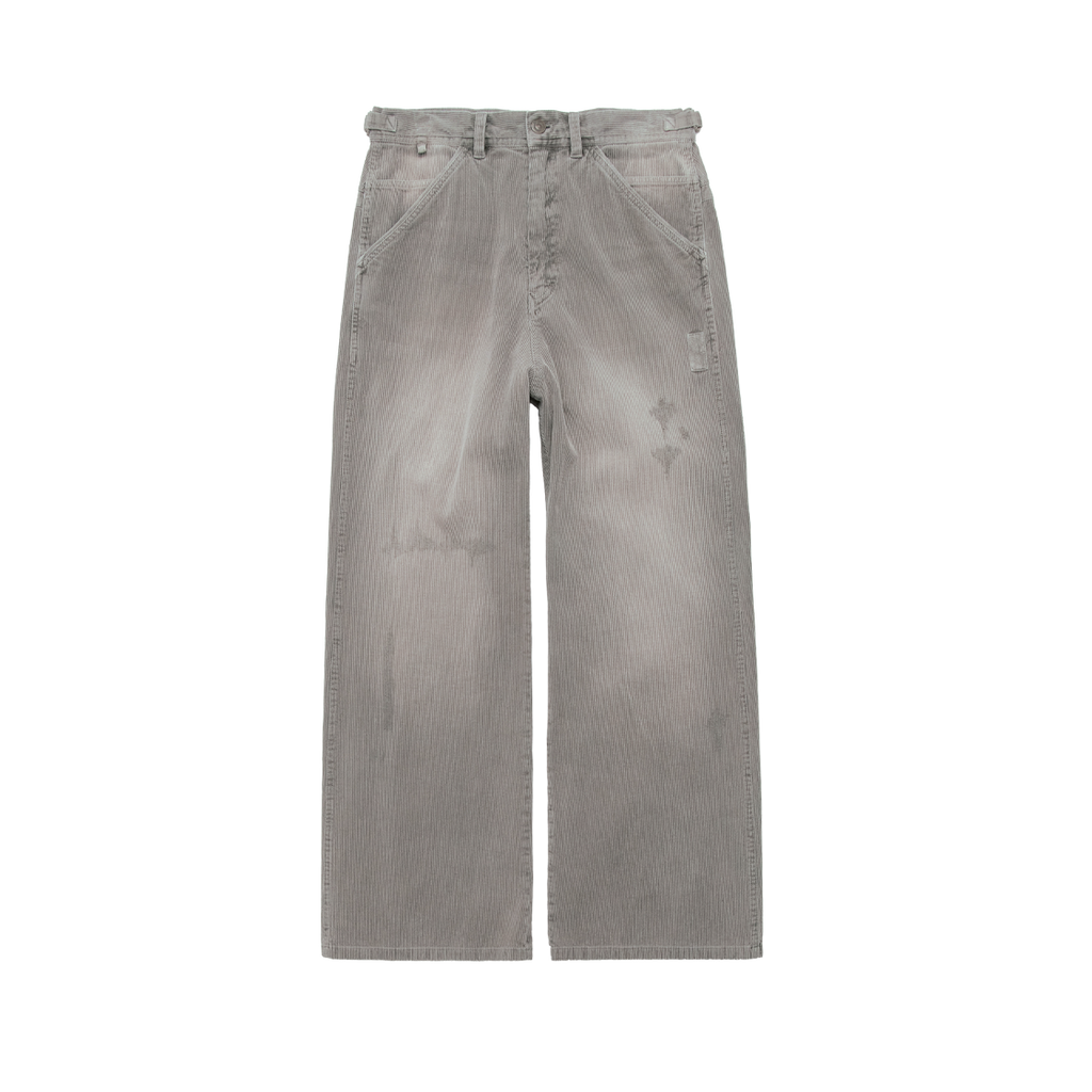Polyteru - Corduroy Narrow Pants (Dirty Gray) product image 1 | TRAB K-Fashion Australia