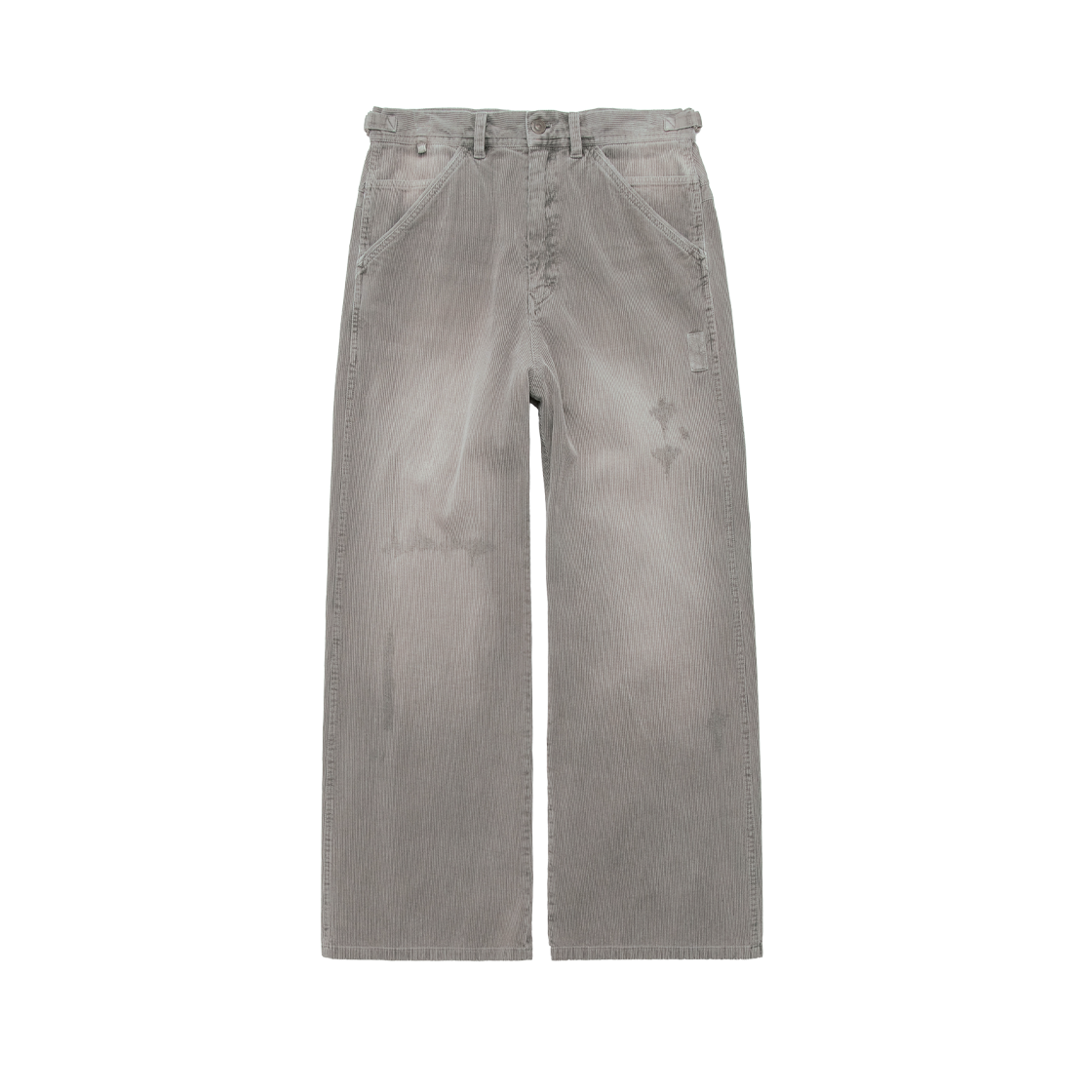 Polyteru - Corduroy Narrow Pants (Dirty Gray) product image 1 | TRAB K-Fashion Australia