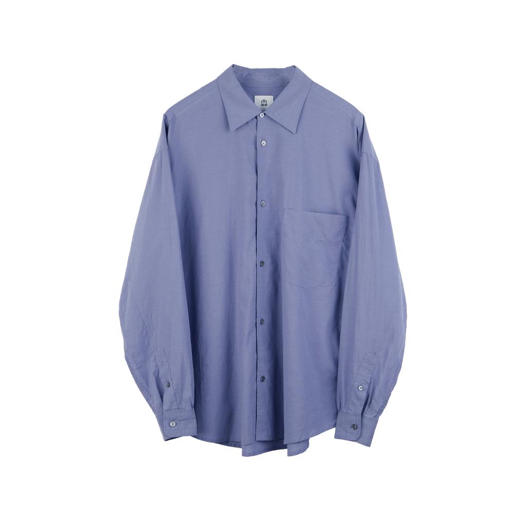 Polyteru - Tenco Loosed Shirt 2.0 (Washed Blue) product image 1 | TRAB K-Fashion Australia