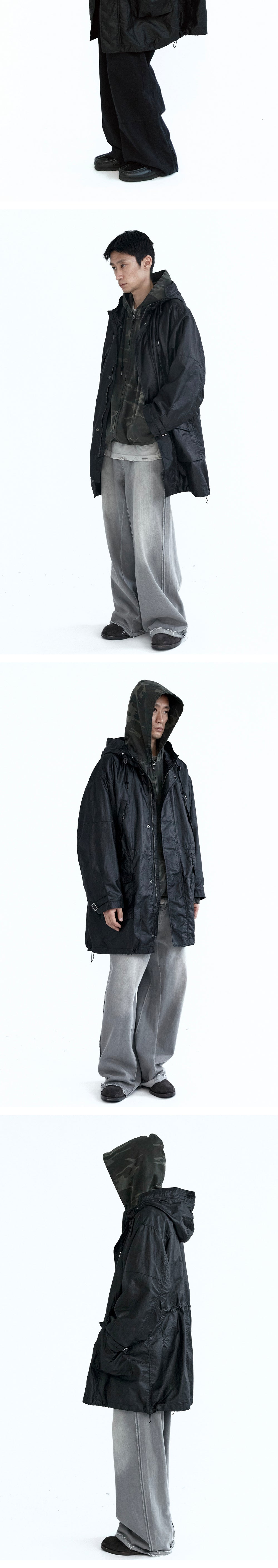 Polyteru - 64 Dell Long Parka (Black) product image 3 | TRAB K-Fashion Australia