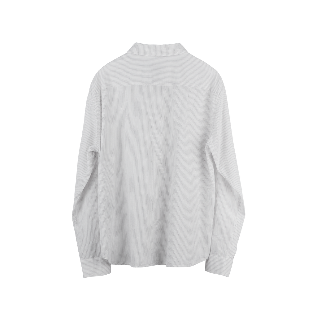 Polyteru - Striped Shirt (White) product image 2 | TRAB K-Fashion Australia