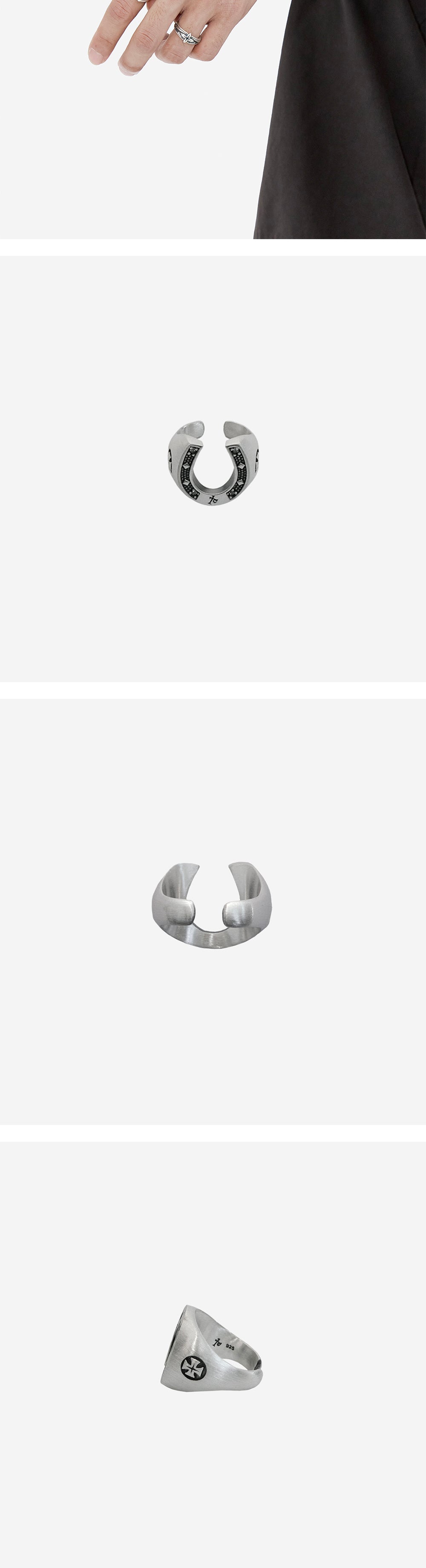 Polyteru - 925 Silver Ring 007 (Horse Shoe) product image 5 | TRAB K-Fashion Australia
