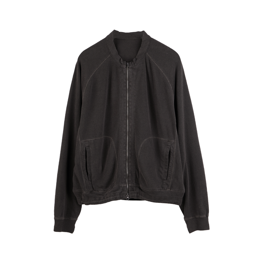 Polyteru - Rough Set Zip Up (Khaki Charcoal) product image 1 | TRAB K-Fashion Australia