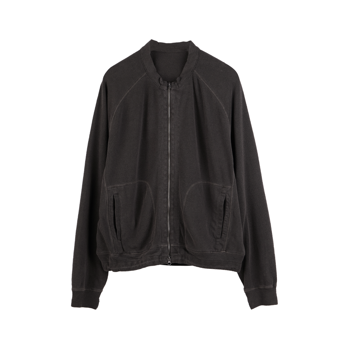 Polyteru - Rough Set Zip Up (Khaki Charcoal) product image 1 | TRAB K-Fashion Australia