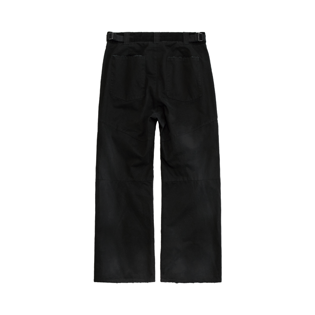 Polyteru - Slash Chino Pants (Black) product image 2 | TRAB K-Fashion Australia