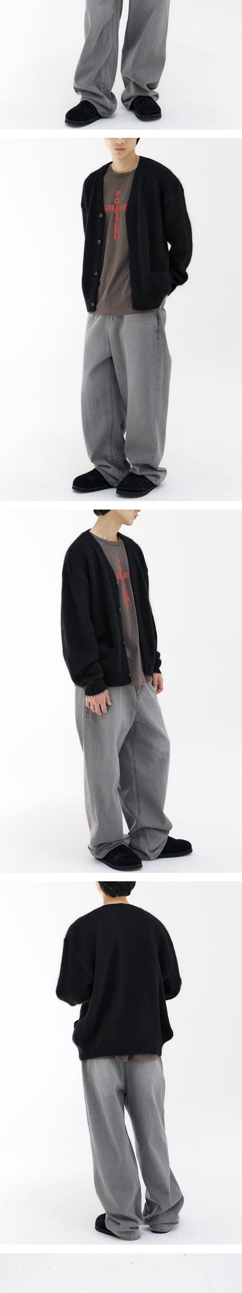 Polyteru - Mohair Cardigan (Black) product image 4 | TRAB K-Fashion Australia