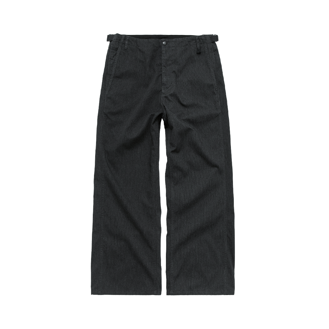 Polyteru - Textured Officer Pants (Charcoal Striped) product image 1 | TRAB K-Fashion Australia