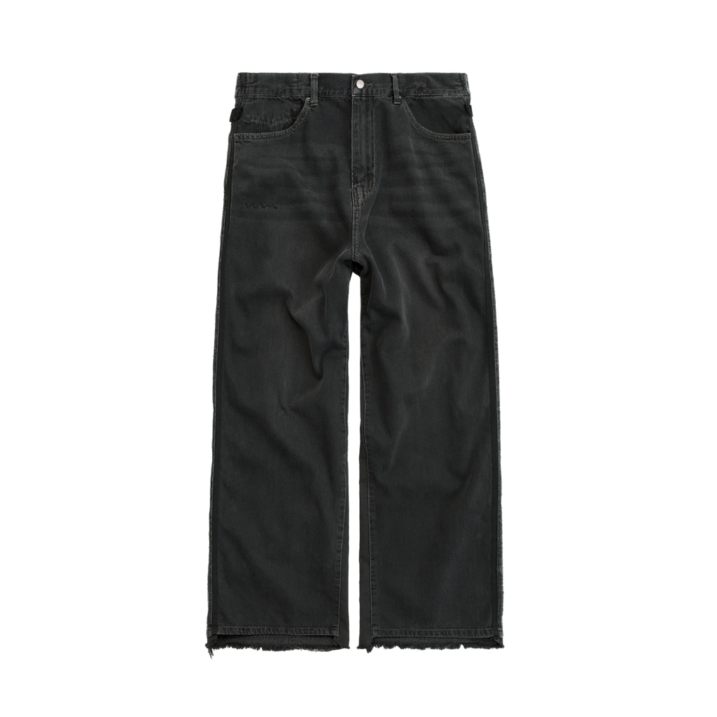 Polyteru - Rebuild Gosima Denim Pants Type 002 (Washed Black) product image 1 | TRAB K-Fashion Australia