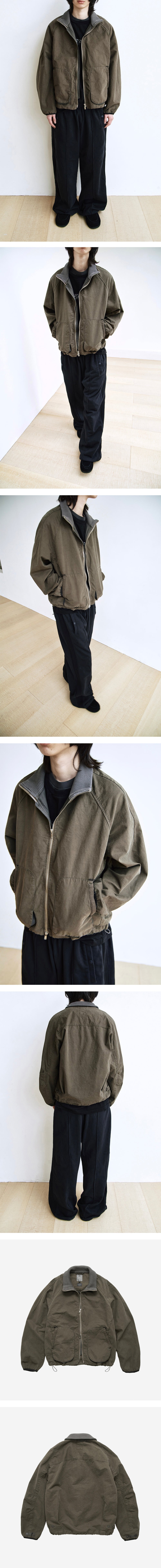 Polyteru - Rib Jacket (Deep Beige) product image 3 | TRAB K-Fashion Australia