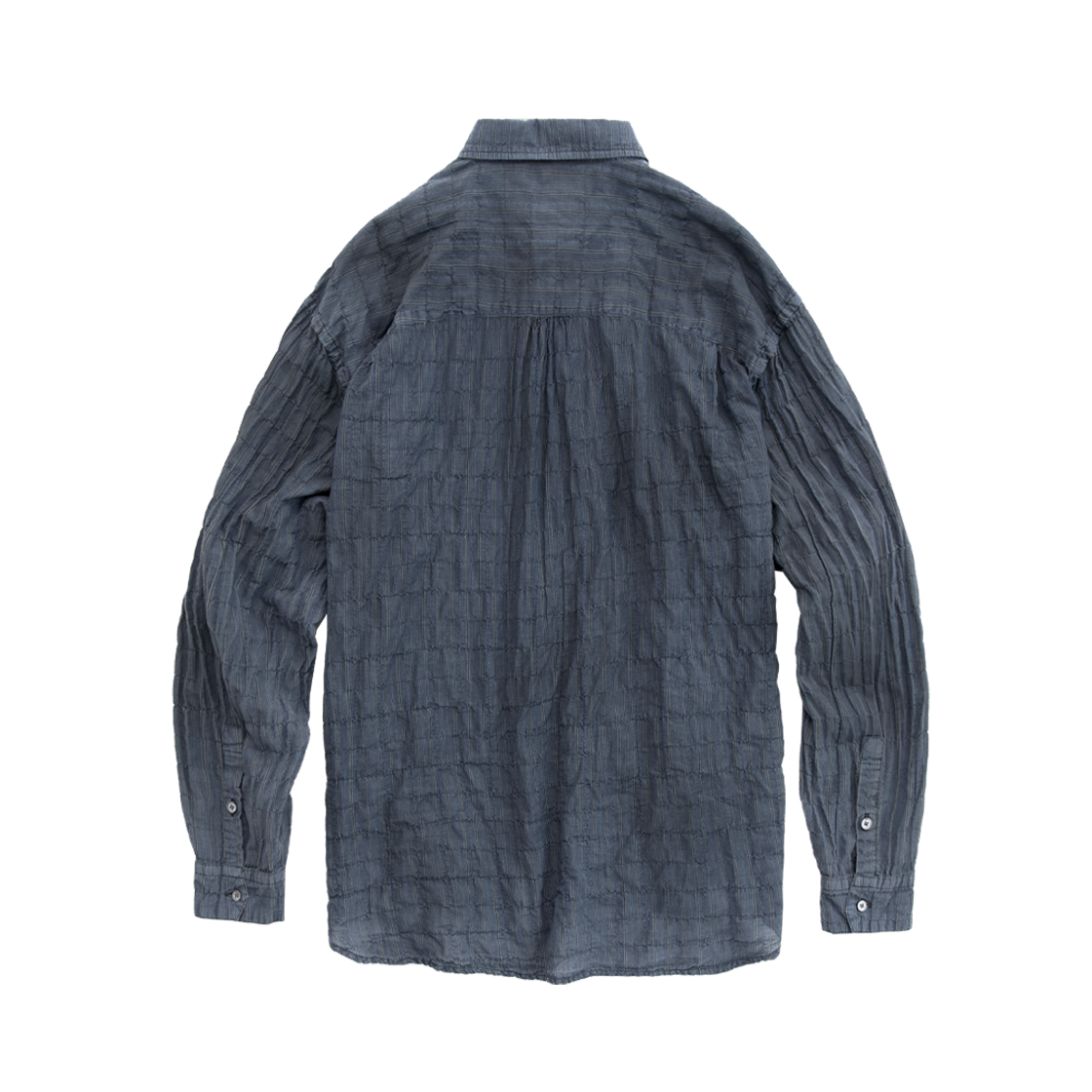 Polyteru - Striped Shirts Dirty (Dyed Blue) product image 2 | TRAB K-Fashion Australia