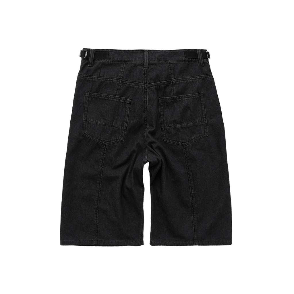 Polyteru - 6Cut Contour Denim Pants (Black) product image 2 | TRAB K-Fashion Australia