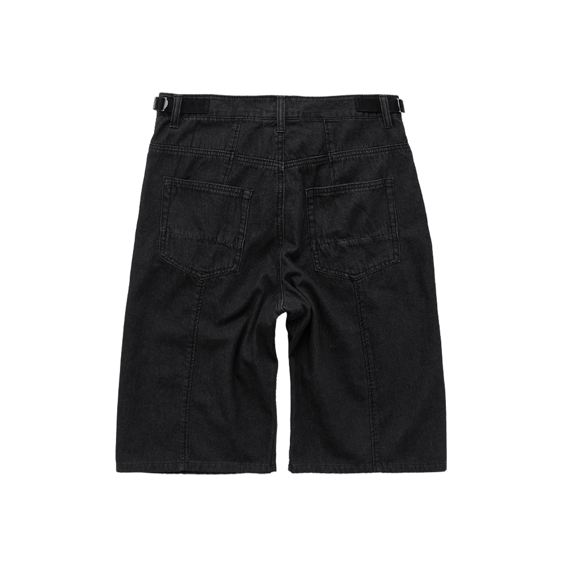 Polyteru - 6Cut Contour Denim Pants (Black) product image 2 | TRAB K-Fashion Australia