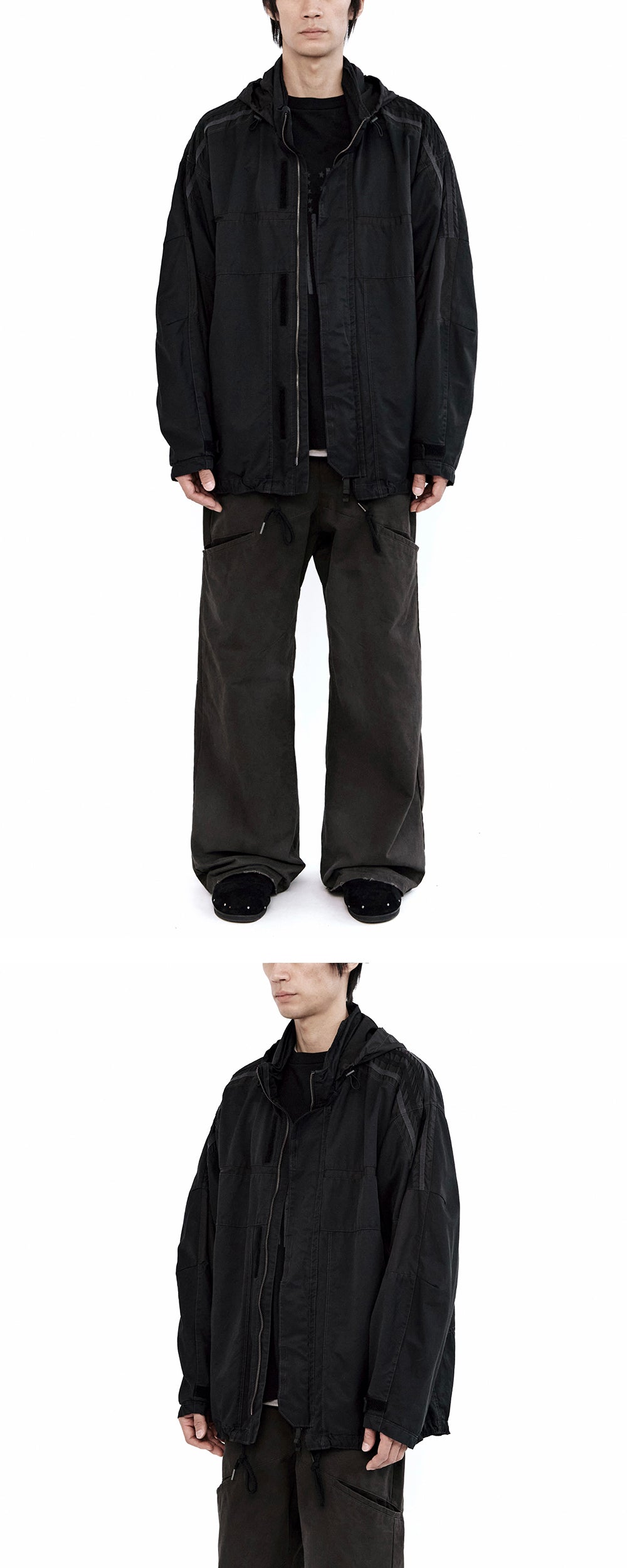 Polyteru - Slash Chino Pants (Dark Brown) product image 3 | TRAB K-Fashion Australia