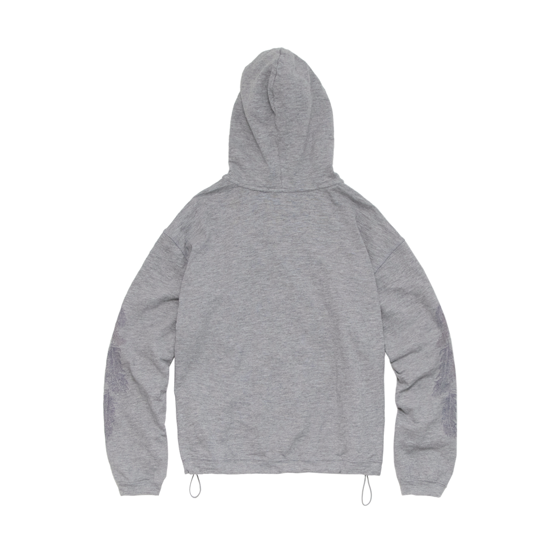 Polyteru - Feather Raw Cut Hoodie (Gray) product image 2 | TRAB K-Fashion Australia