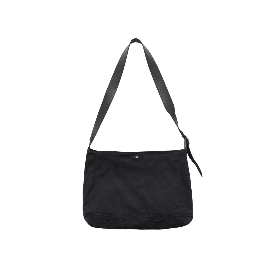 Polyteru - 1011 Fleur Patched Cross Bag (Washed Black) product image 2 | TRAB K-Fashion Australia