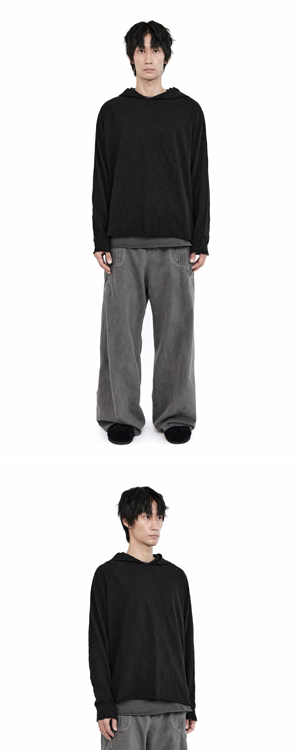 Polyteru - 1011 Western Boro Pants (Gray) product image 3 | TRAB K-Fashion Australia