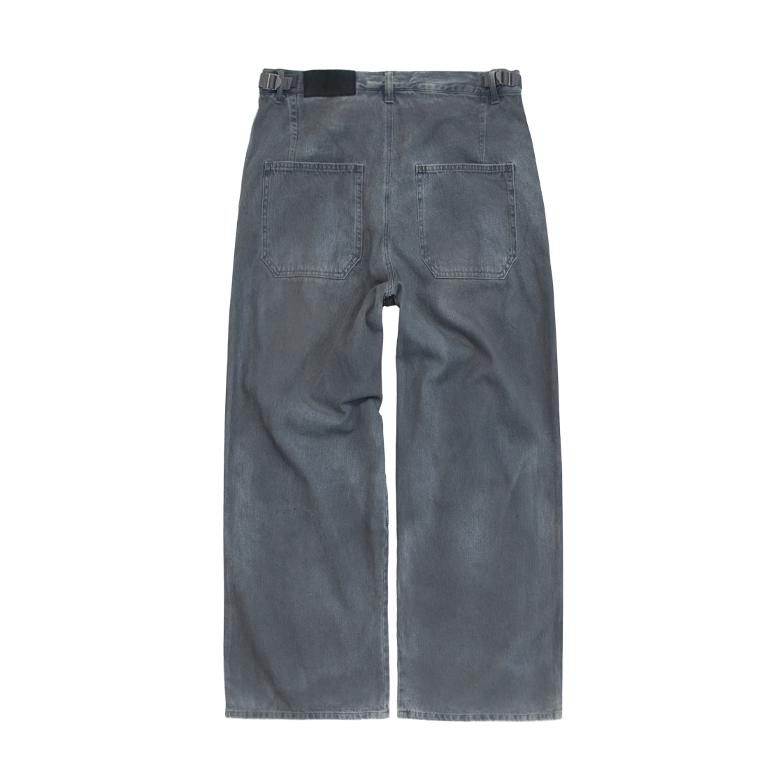 Polyteru - Coated Gosima Denim Pants (Blue) product image 2 | TRAB K-Fashion Australia