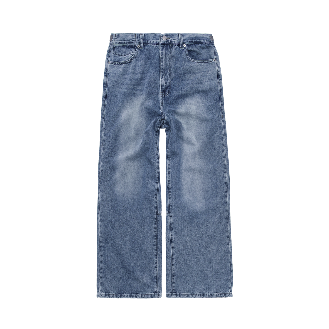 Polyteru - Gosima Denim Pants (Washed Blue) product image 1 | TRAB K-Fashion Australia