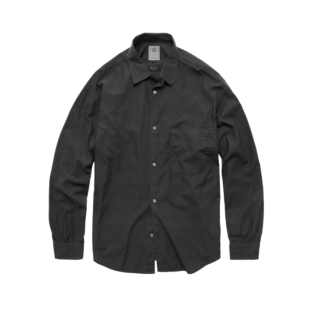 Polyteru - Tenco Loosed Shirt 2.0 (Dyed Charcoal) product image 1 | TRAB K-Fashion Australia