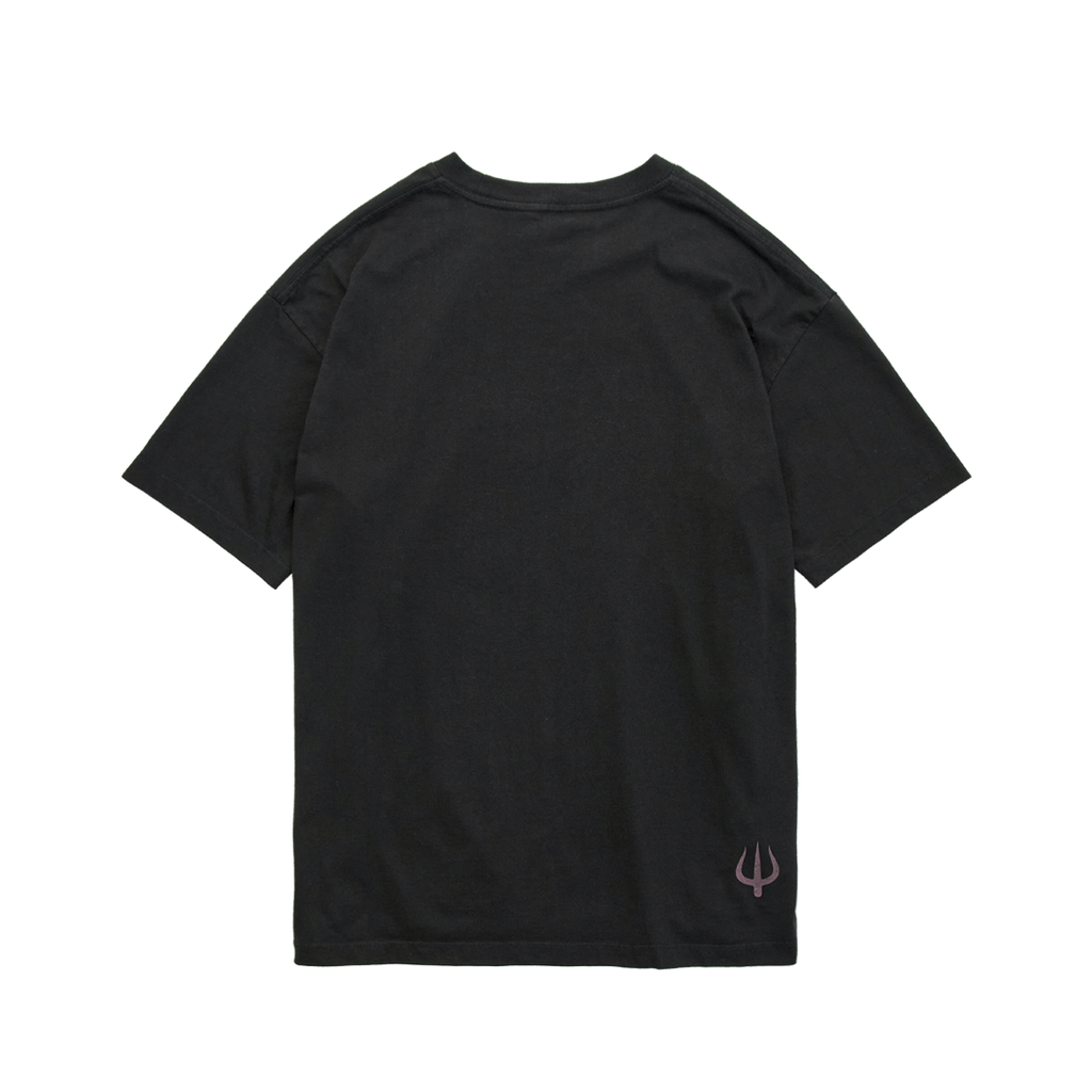 Polyteru - x Hot Stuff 1/2 Sleeves 'Flame' (Washed Black) product image 2 | TRAB K-Fashion Australia